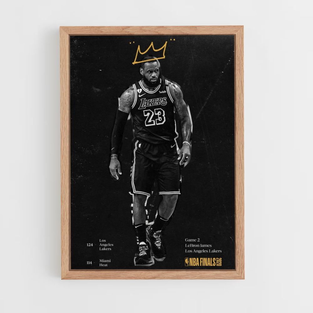 Lebron James King Poster