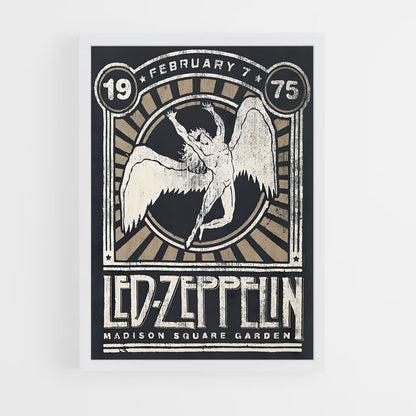 led-zeppelin-8 cadre Blanc