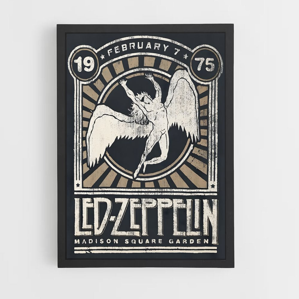led-zeppelin-8 cadre Noir