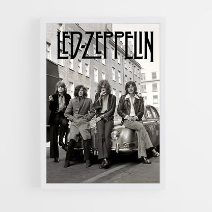 led-zeppelin-9 cadre Blanc