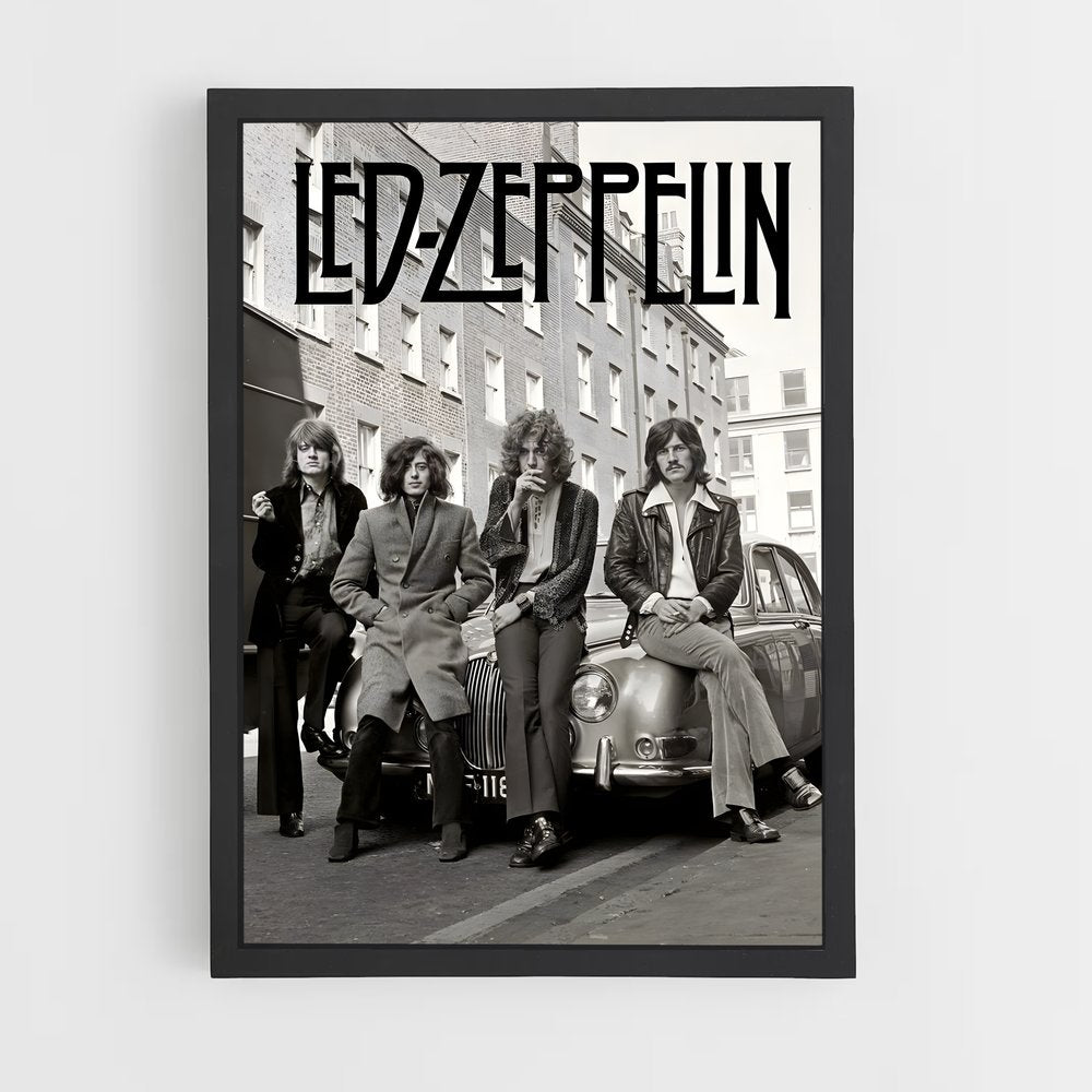 led-zeppelin-9 cadre Noir