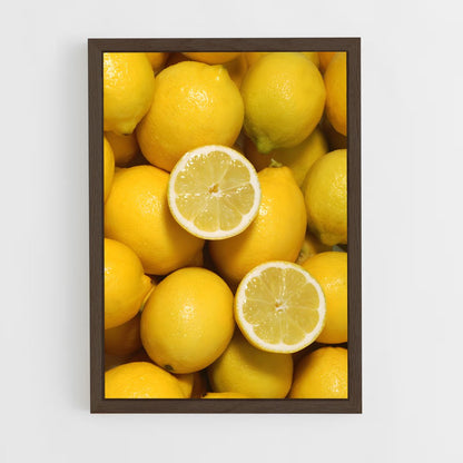 lemon-4 cadre Bois foncé