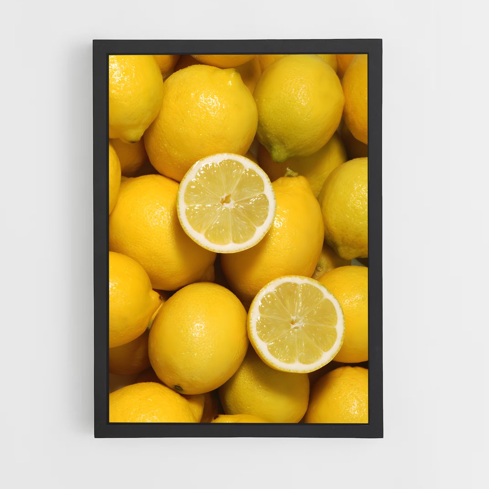 lemon-4 cadre Noir