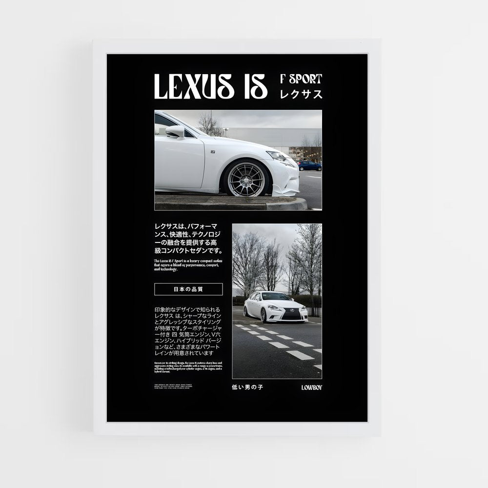 lexus-4 cadre Blanc