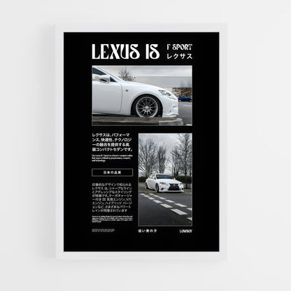 lexus-4 cadre Blanc