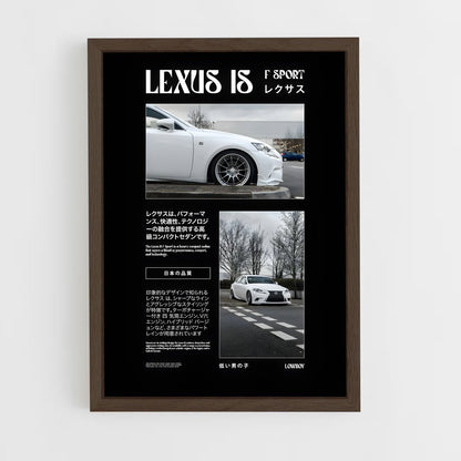 lexus-4 cadre Bois foncé