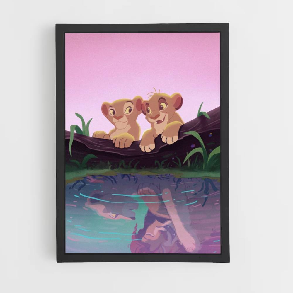 Poster Simba und Nala