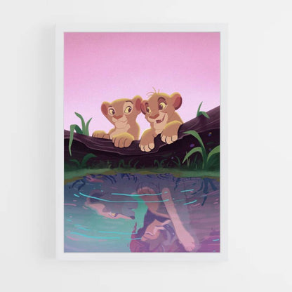 Poster Simba und Nala