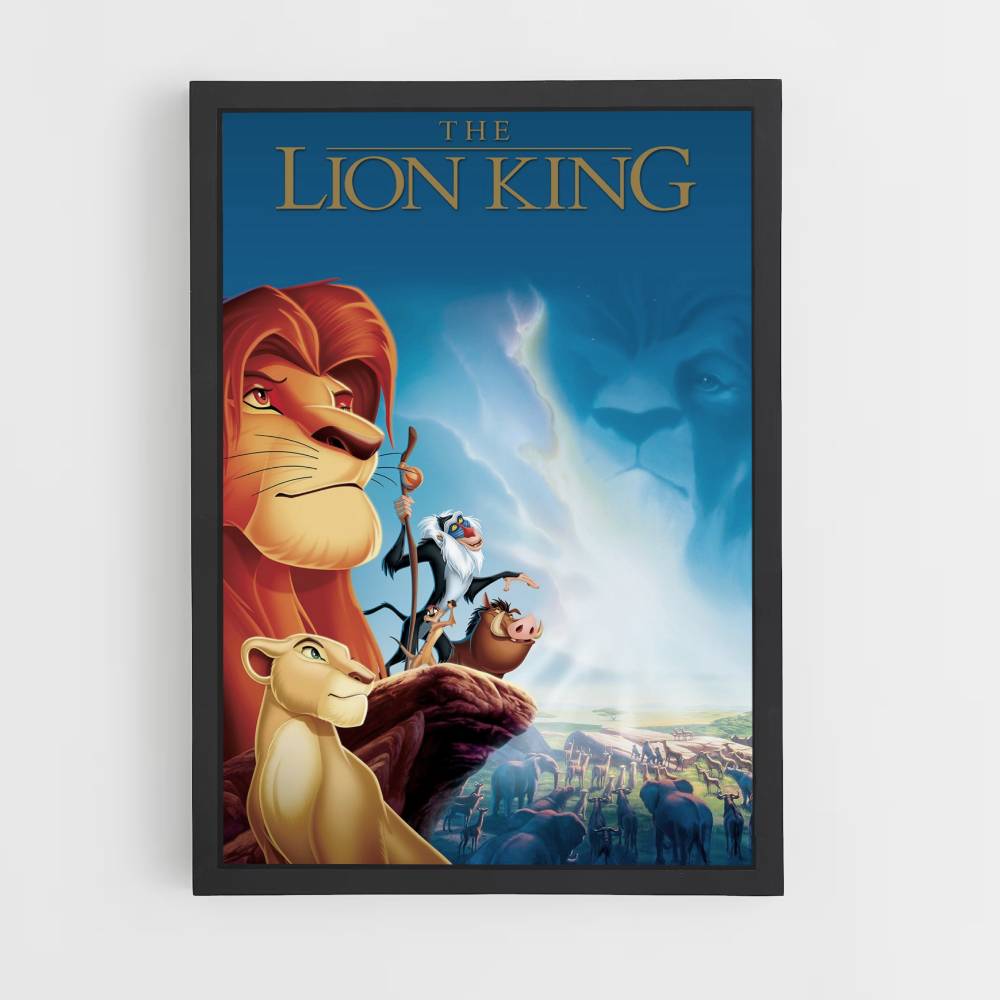 Poster Erwachsene Simba und Nala