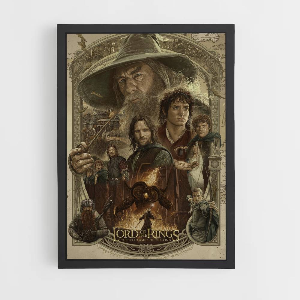 Poster der Herr der Ringe-Gruppe