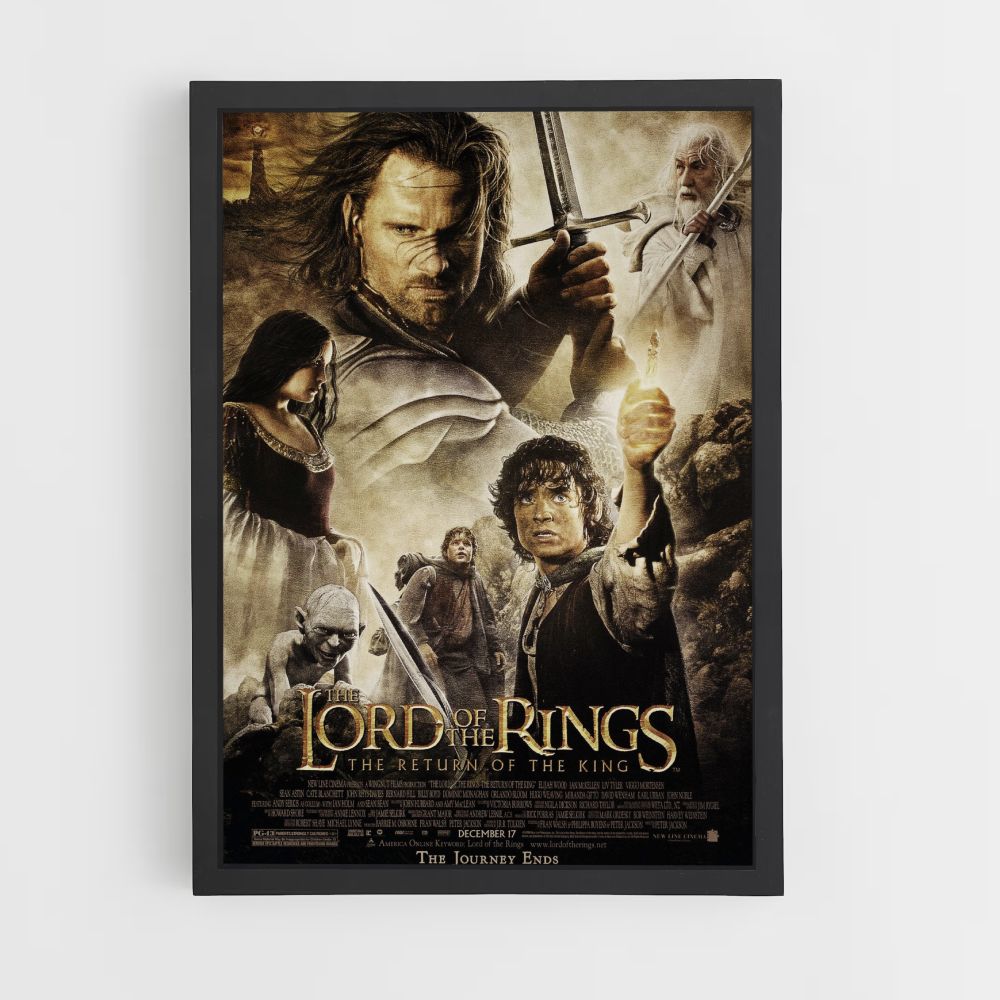 Plakat „Herr der Ringe“-Kino