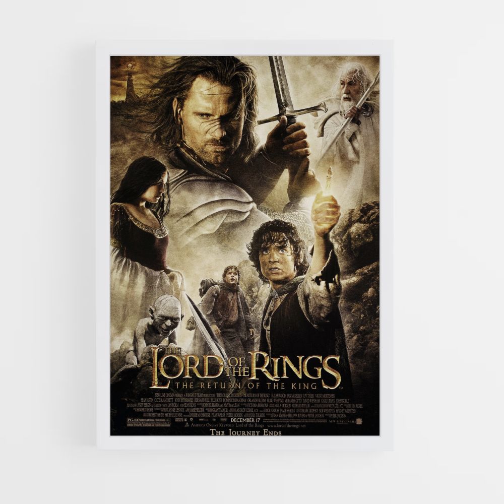 Plakat „Herr der Ringe“-Kino