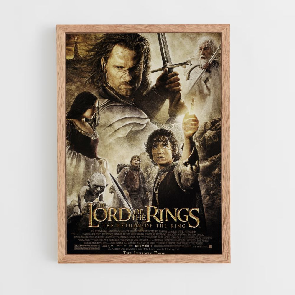 Plakat „Herr der Ringe“-Kino