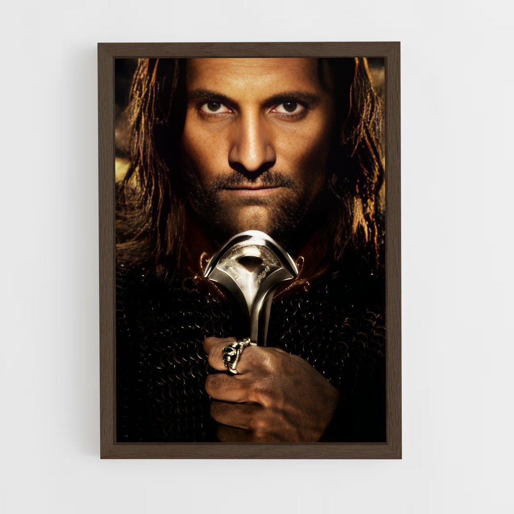 lord-of-the-ring-7 cadre Bois foncé