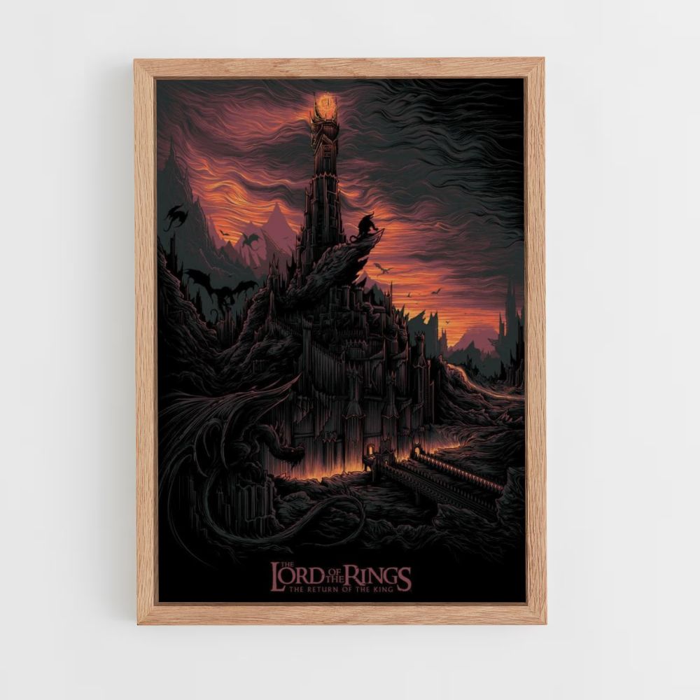 Herr der Ringe Vintage Poster