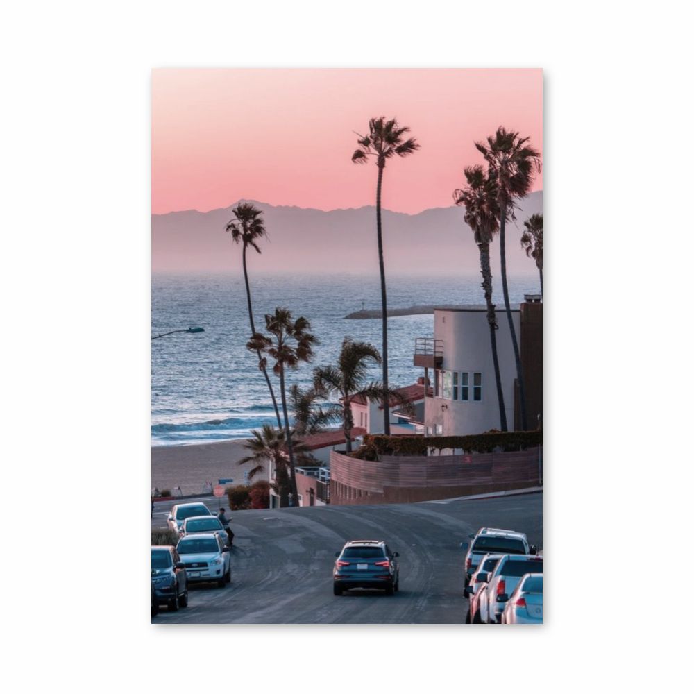 Los Angeles Beach Poster