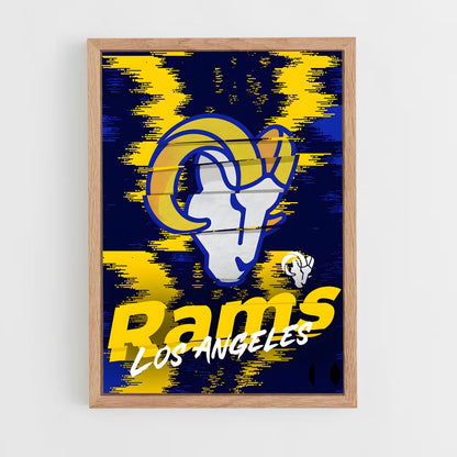 los-angeles-rams-13 cadre Bois clair