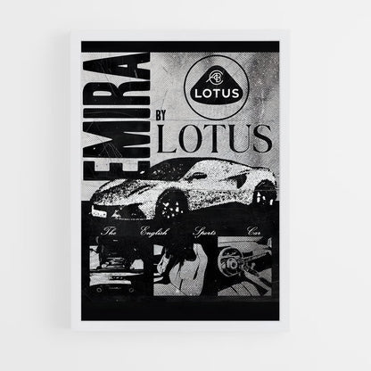 lotus-4 cadre Blanc
