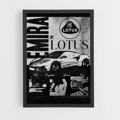 lotus-4 cadre Noir
