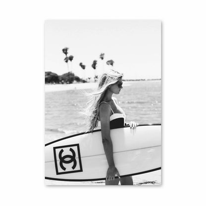 Poster Chanel Surf White