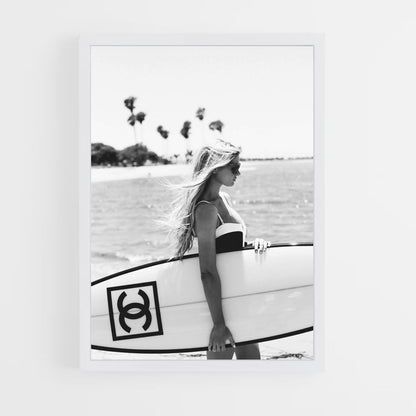 Poster Chanel Surf White