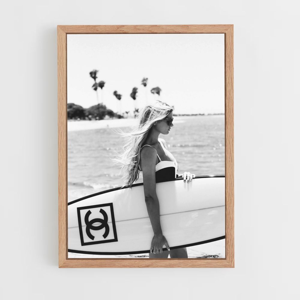 Poster Chanel Surf White