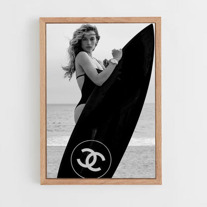 Poster Surfen Chanel