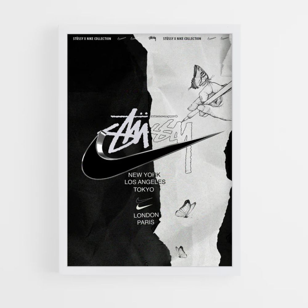 Nike x Stussy Poster