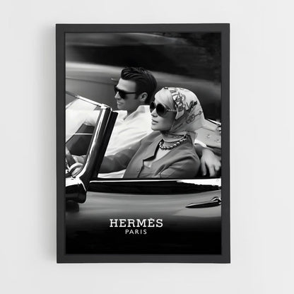 Poster Hermès Paris Auto