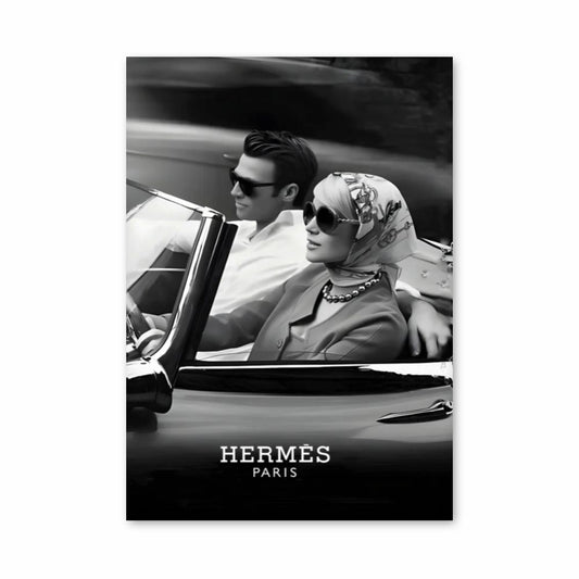 Poster Hermès Paris Auto