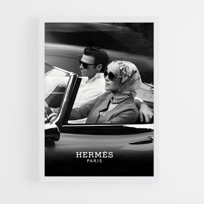 Poster Hermès Paris Auto