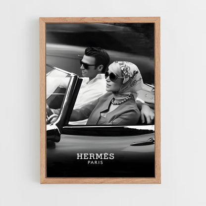 Poster Hermès Paris Auto