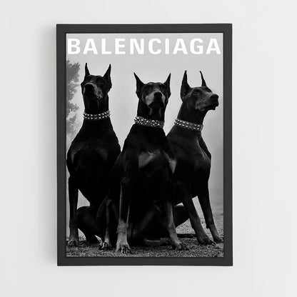 Balenciaga-Hundeplakat