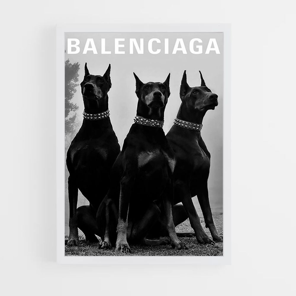 Balenciaga-Hundeplakat