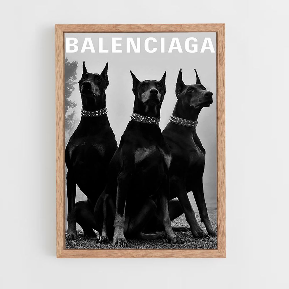 Balenciaga-Hundeplakat