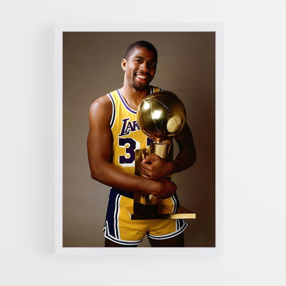 magic-johnson-6 cadre Blanc