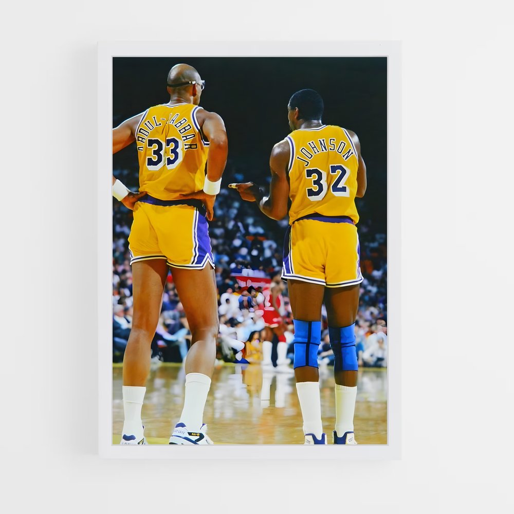 magic-johnson-8 cadre Blanc