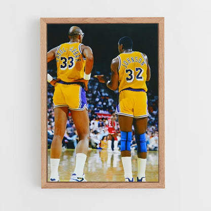 magic-johnson-8 cadre Bois clair