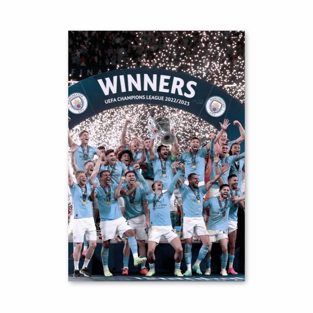 Manchester City-Feierplakat