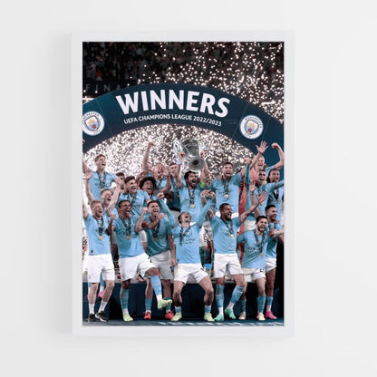 Manchester City-Feierplakat