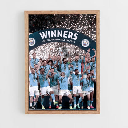 Manchester City-Feierplakat