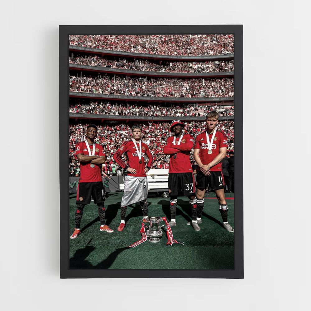 Plakat Manchester United Stadion