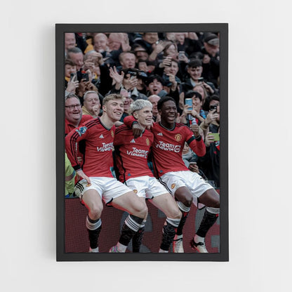 Manchester United-Teamplakat