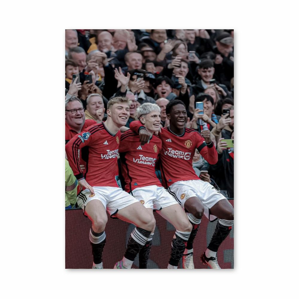 Manchester United-Teamplakat