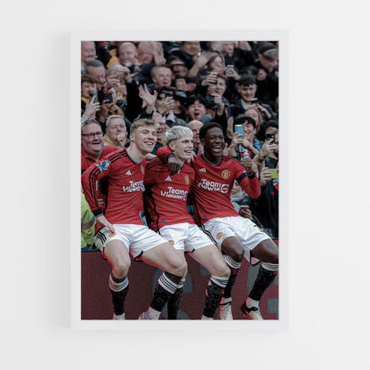 Manchester United-Teamplakat