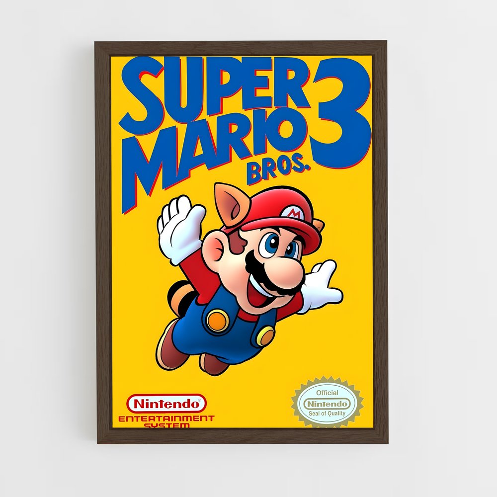 mario-10 cadre Bois foncé