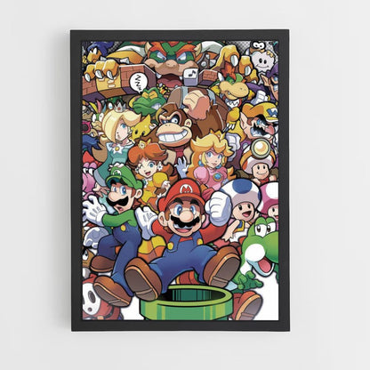 Poster Mario Pipe