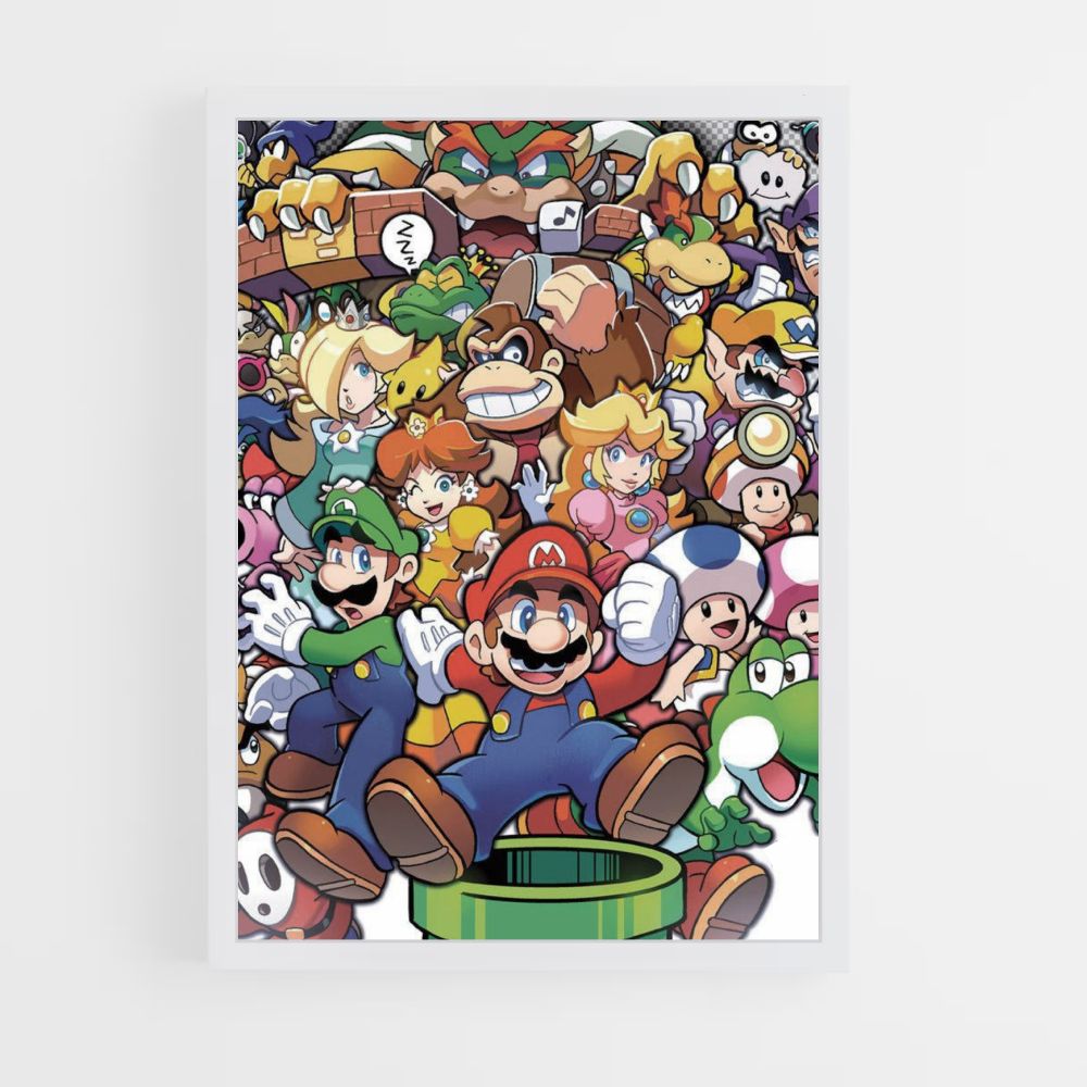 Poster Mario Pipe