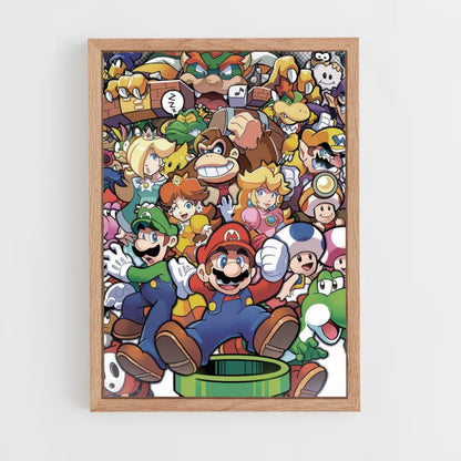 Poster Mario Pipe