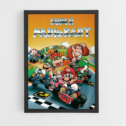 Poster Mario Kart Retro